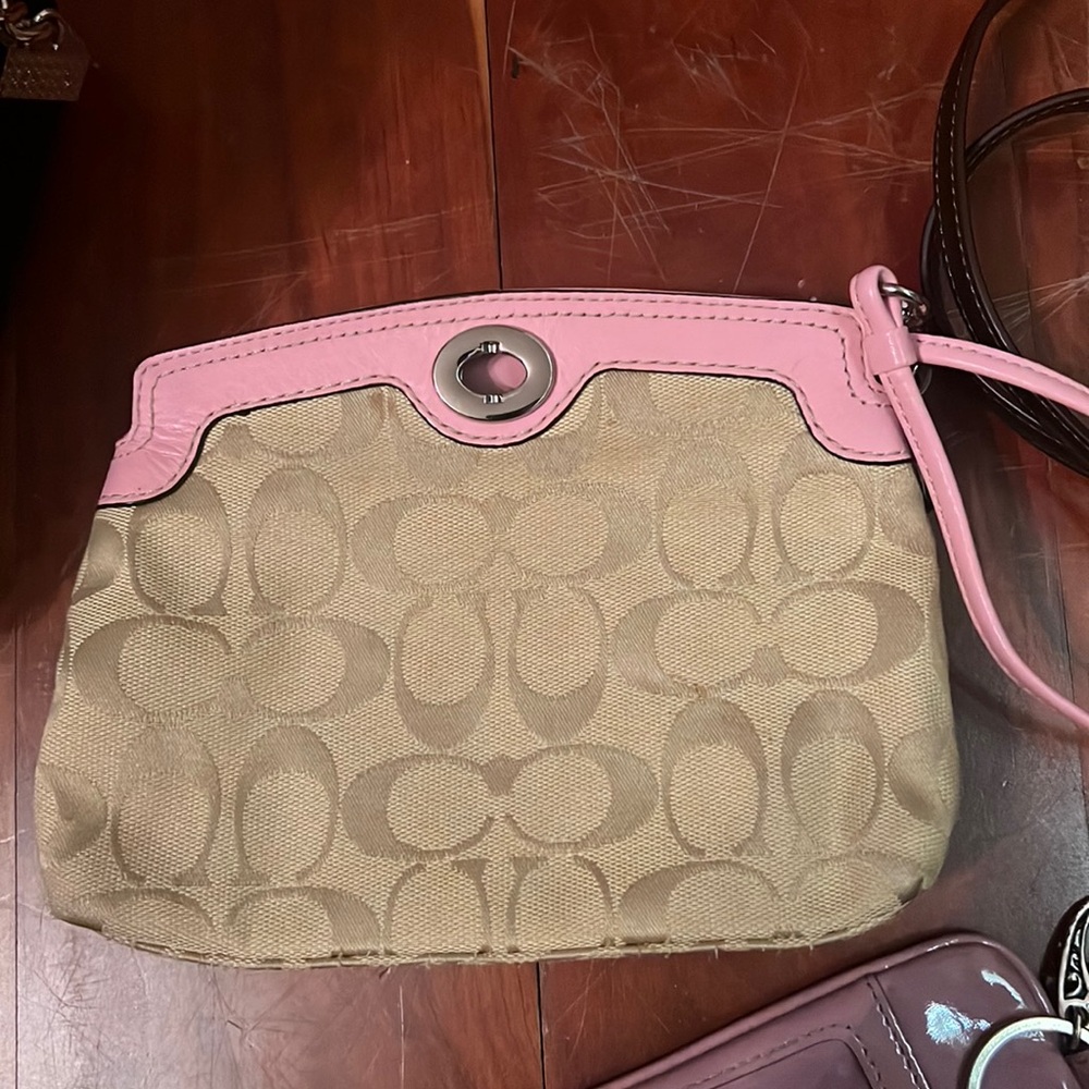 Vintage coach clutch